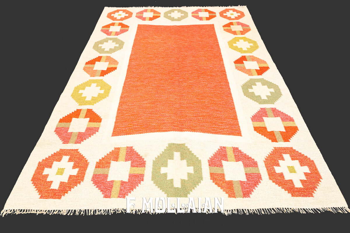 Scandinavian Rug Rollakan Signed BS n°:196638